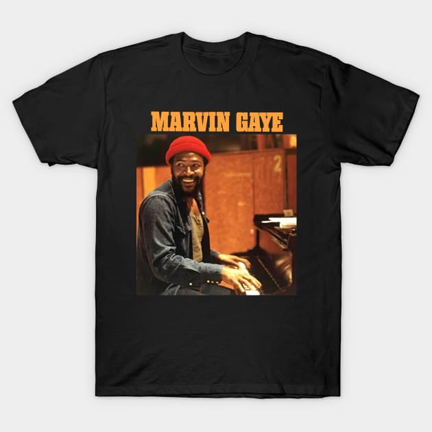 Marvin Gaye 1974 T-Shirt by BixterBitzzz